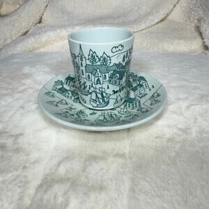 VTG Nymolle Denmark pottery cup and saucer